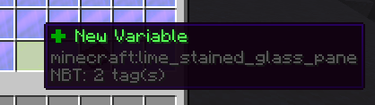 You basically just create a variable