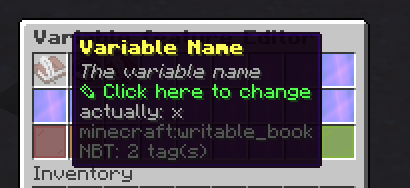 For this guide, we will be naming our variable as "x"