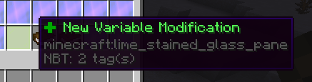 Create a variable modification